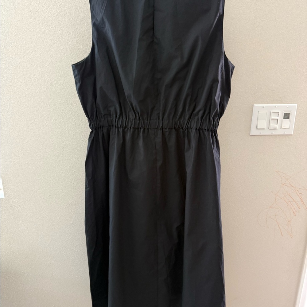 Banana Republic GATHERED ELASTIC-WAIST MIDI DRESS size Large - Picture 4 of 5